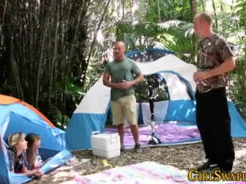 Teens spunked outside