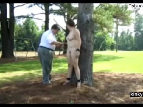 Public punishment in a park