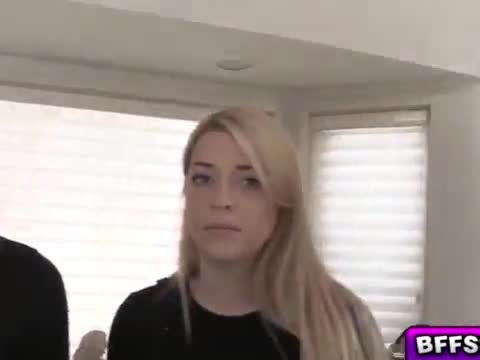 Jojo was fed by neighbor to eat her sweet lesbian pussy